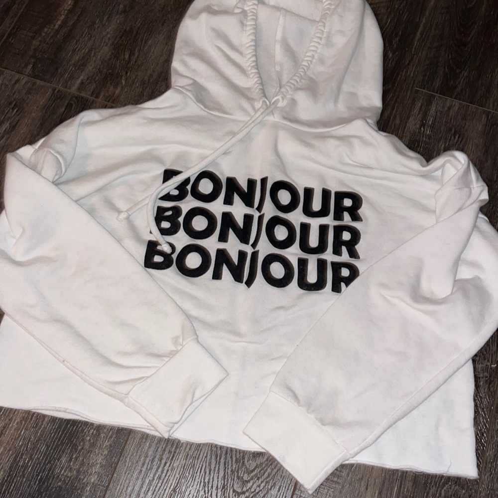 charlotte russe cropped hoodie